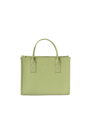 Jackie Midi - Tea Green Classic Leather