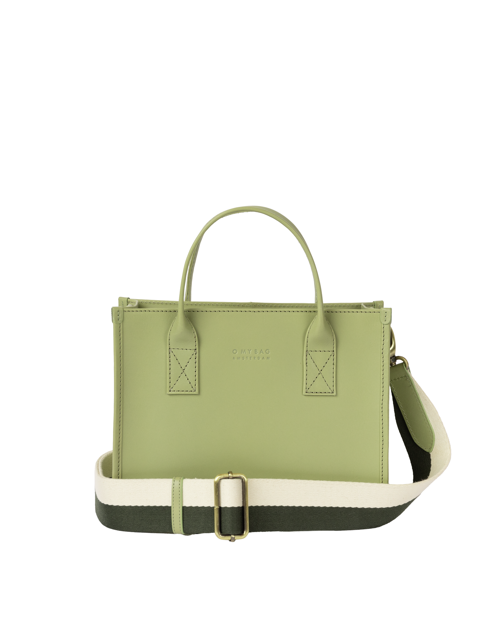 Jackie Midi - Tea Green Classic Leather