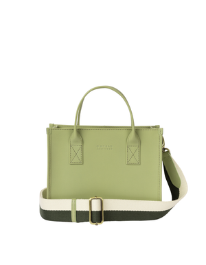 Jackie Midi - Tea Green Classic Leather