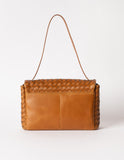 Kenzie - Cognac Woven Classic Leather