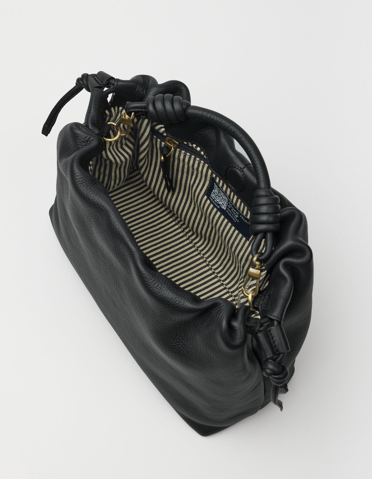 Kiki Midi Black Soft Leather