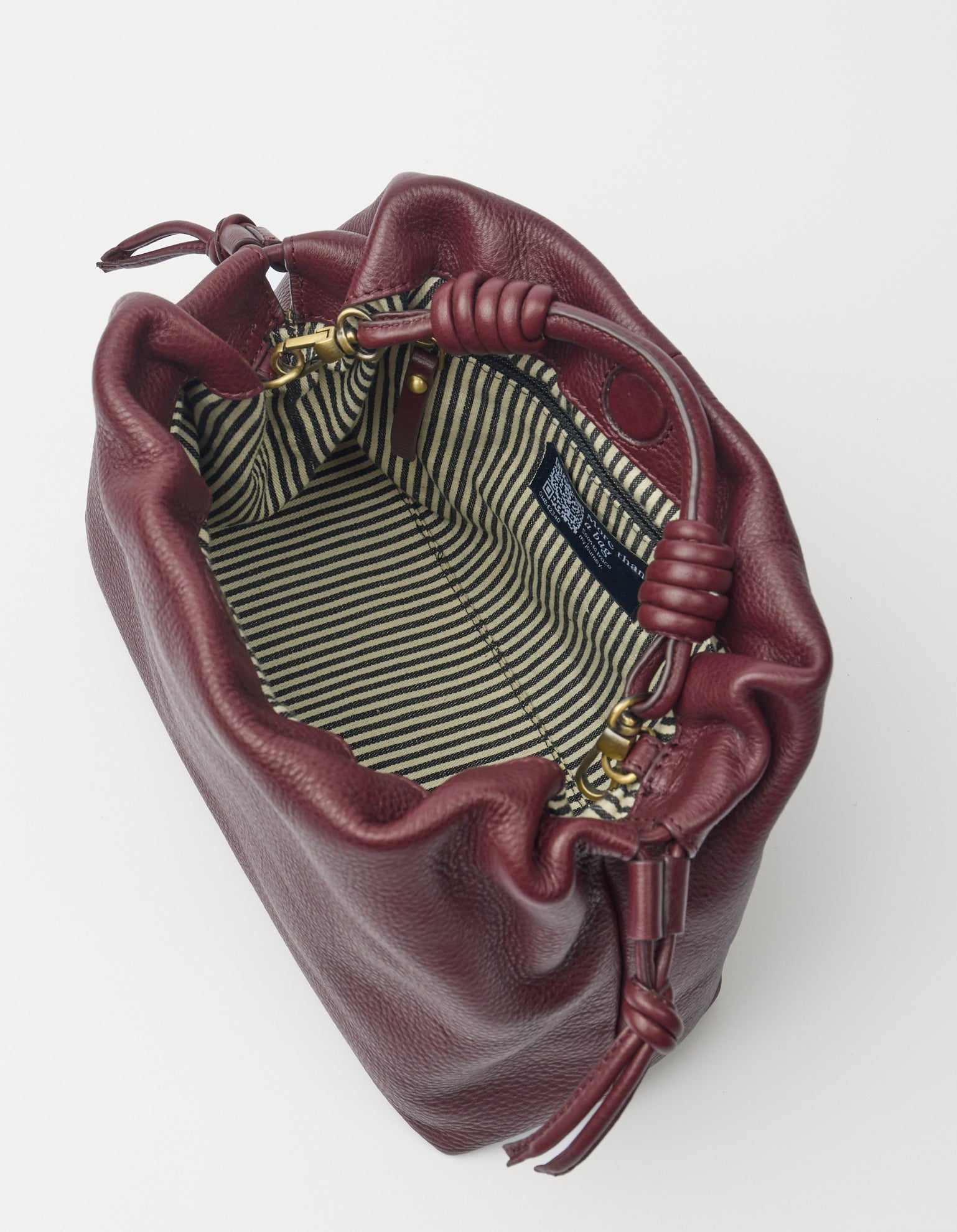 Kiki Midi Dark Cherry Soft Leather