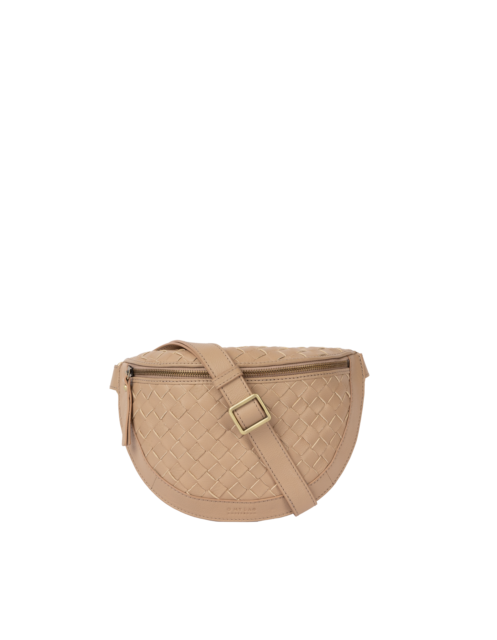 Ray Bumbag - Sand Woven Soft Grain Leather