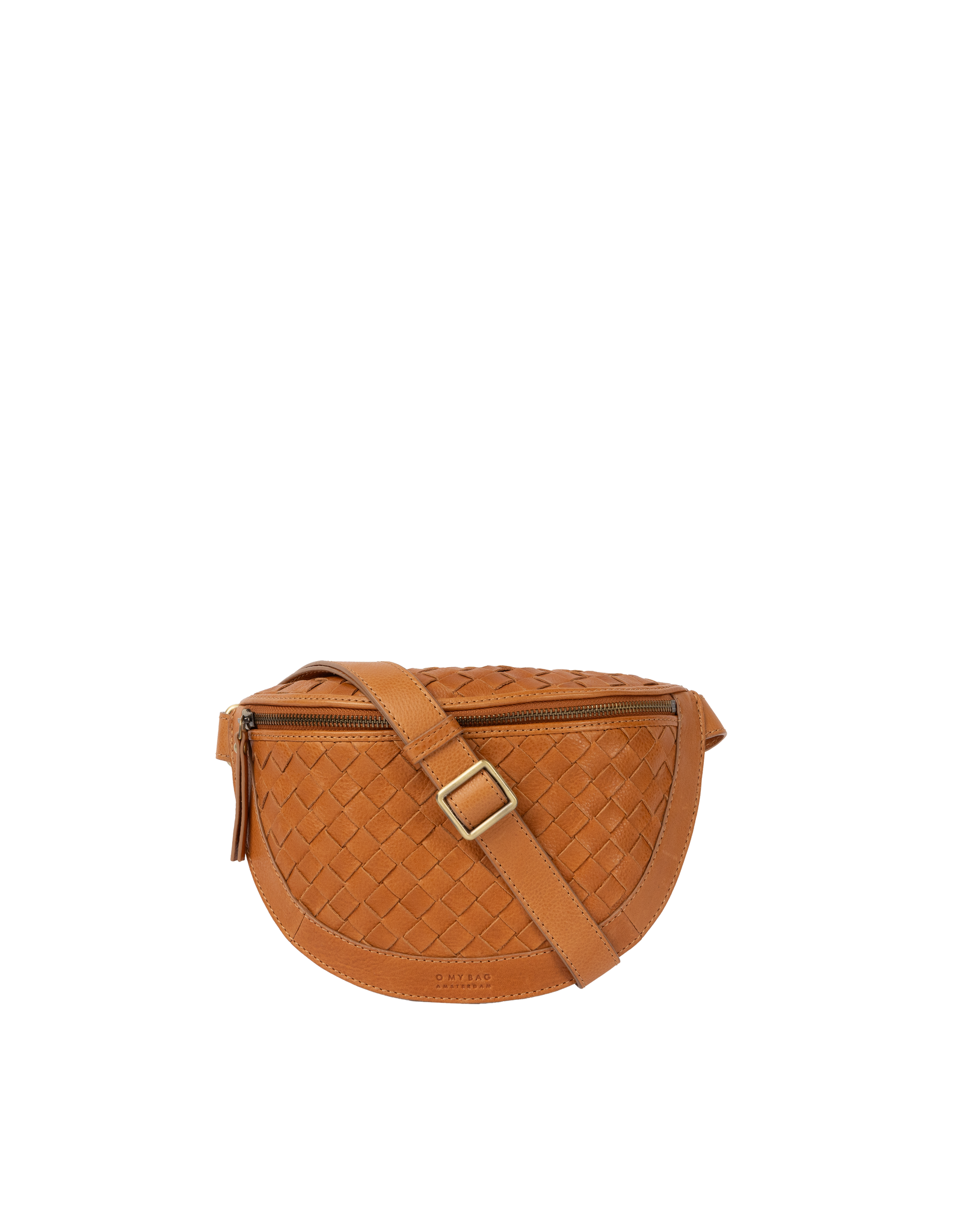 Ray Bumbag - Wild Oak Woven Soft Grain Leather