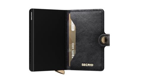 Premium Miniwallet Emboss Diamond Black