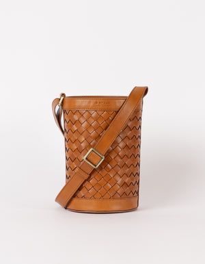 Zola - Cognac Classic Woven Leather