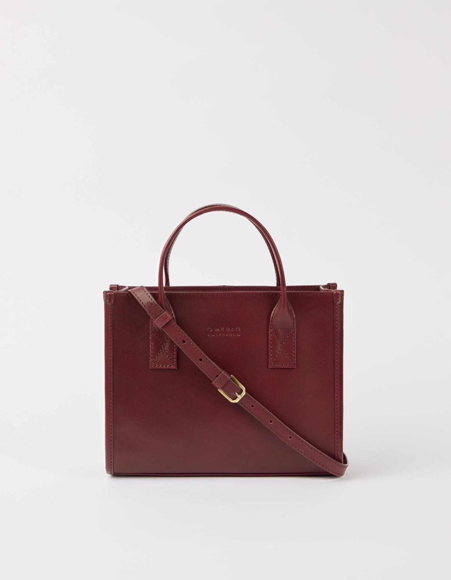 Jackie Midi - Dark Soft Grain Leather