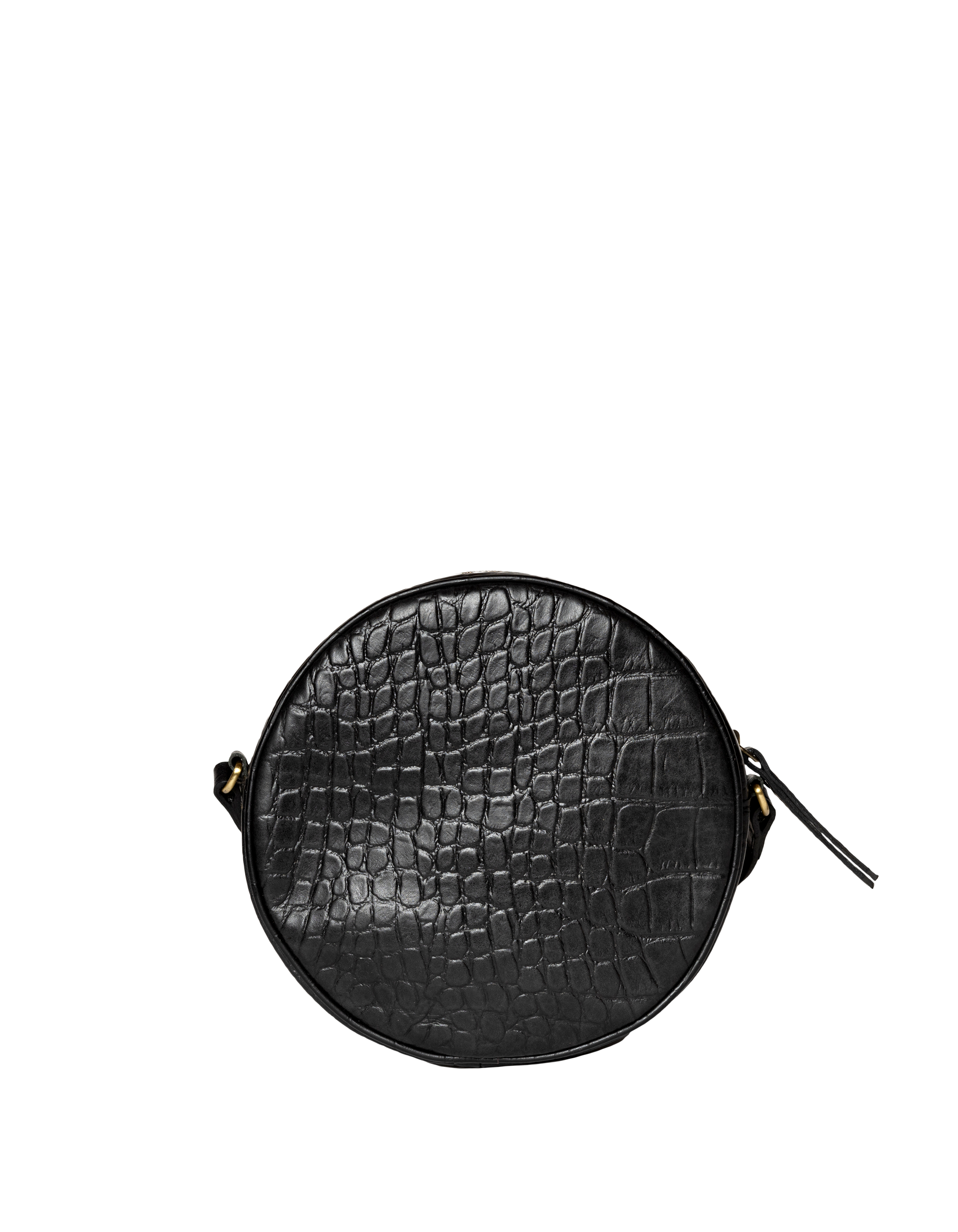 Luna Bag Black Croco Classic Leather