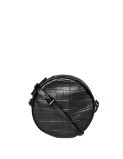 Luna Bag Black Croco Classic Leather