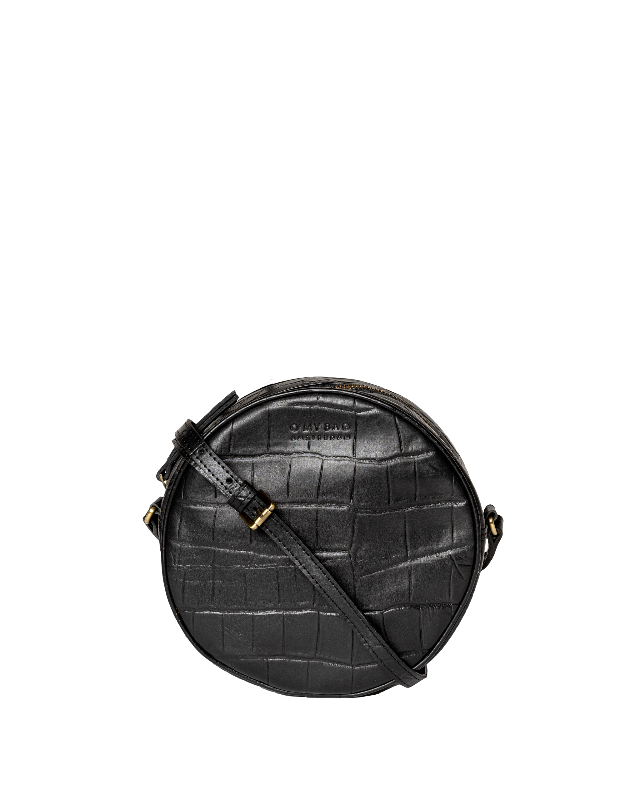 Luna Bag Black Croco Classic Leather