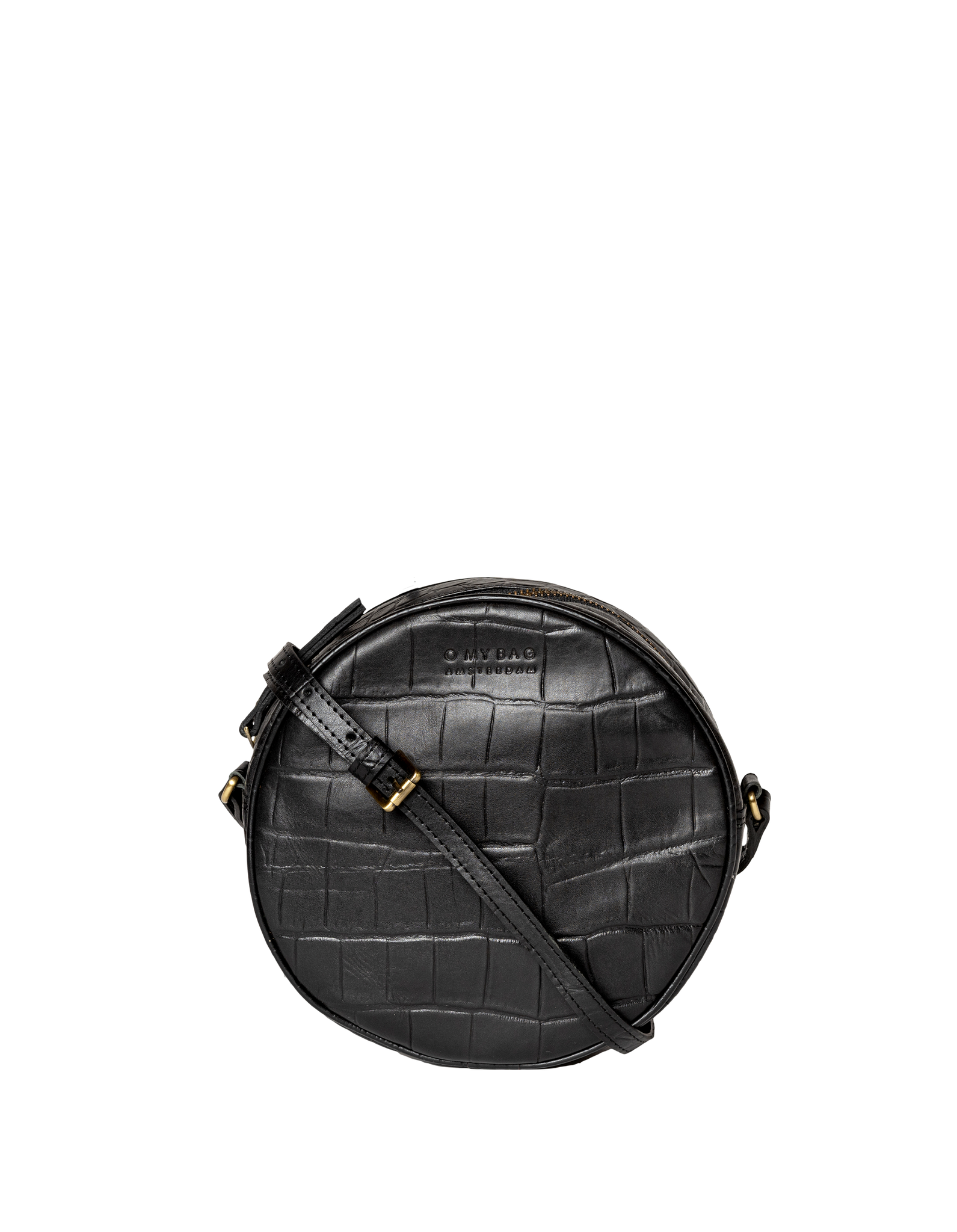 Luna Bag Black Croco Classic Leather