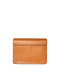 Audrey Cognac Apple Leather - Checkered Strap