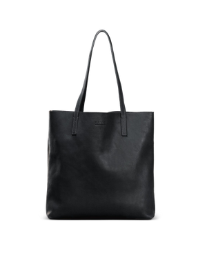 Georgia Black Soft Grain Leather
