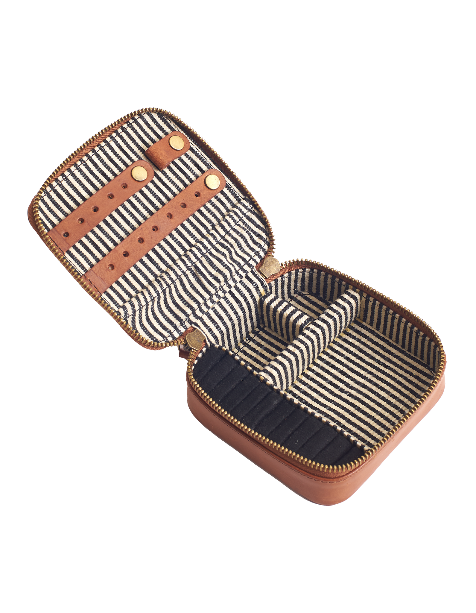 Jewelry Box Cognac Stromboli Leather
