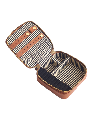 Jewelry Box Cognac Stromboli Leather