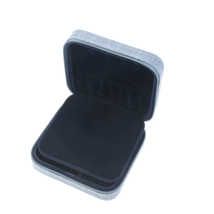 Jewlery box Belgian linen octa Midnight blue