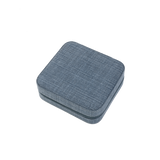 Jewlery box Belgian linen octa Midnight blue