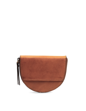 Laura Coin Purse - Cognac Classic Leather