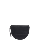 Laura Coin Purse - Black Classic Leather
