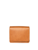 Audrey Mini Cognac Apple Leather - Checkered Strap -vegansk
