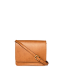 Audrey Mini Cognac Apple Leather - Checkered Strap -vegansk