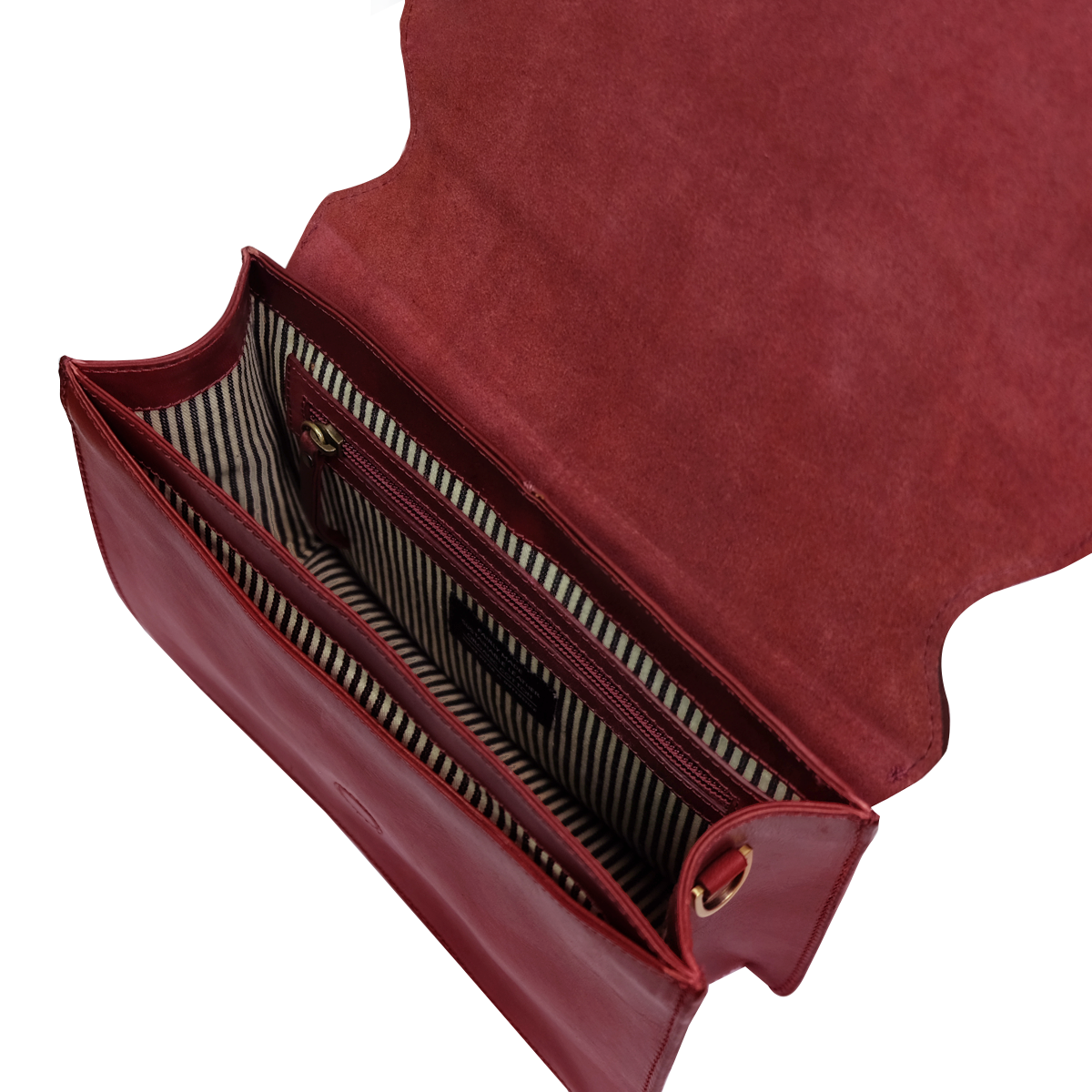Audrey Ruby Classic Leather - Checkered Strap