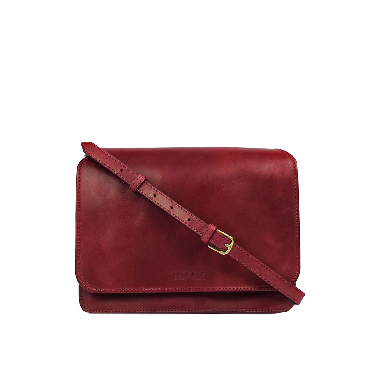 Audrey Ruby Classic Leather - Checkered Strap