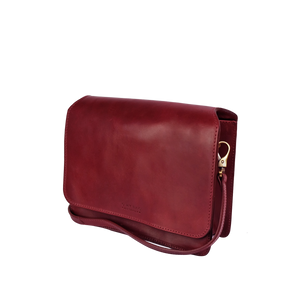 Audrey Ruby Classic Leather - Checkered Strap