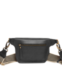 Beck's Bumbag - Black Apple Leather -vegansk