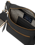 Beck's Bumbag - Black Apple Leather -vegansk