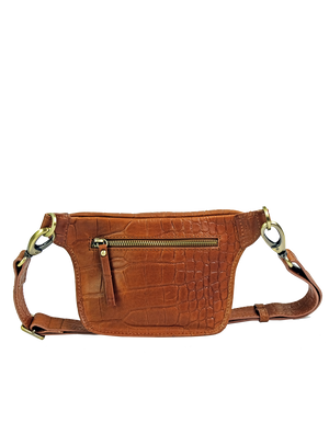 Beck's Bumbag Wild Oak Croco Leather