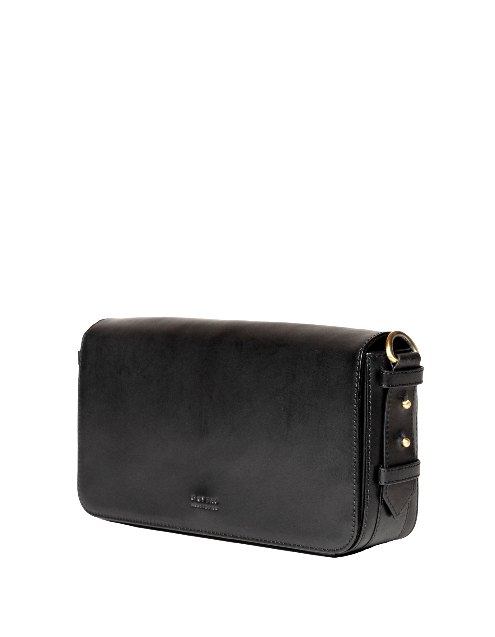 Gina Baguette Black Classic Leather
