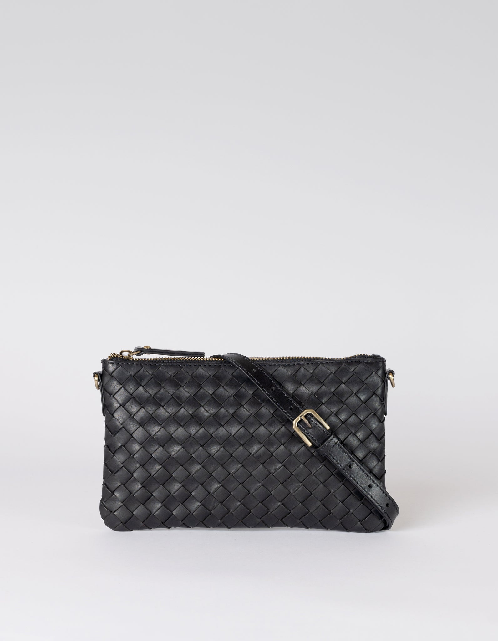 Lexi - Black Woven Classic Leather