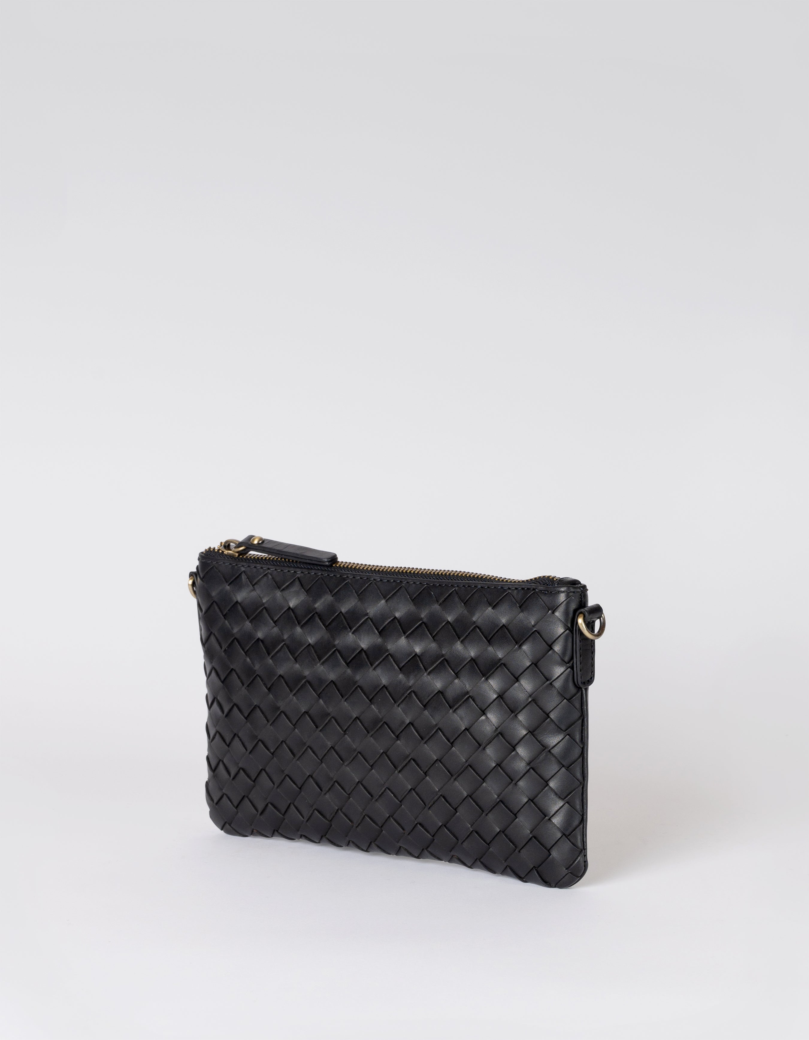 Lexi - Black Woven Classic Leather