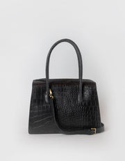 Kate Black Classic Croco Leather