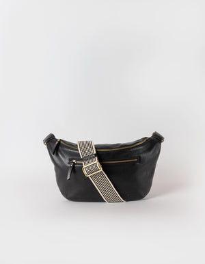 Drew Maxi Black Soft Grain Leather