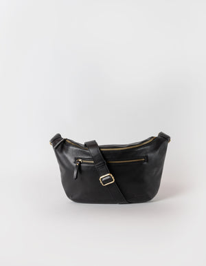 Drew Maxi Black Soft Grain Leather