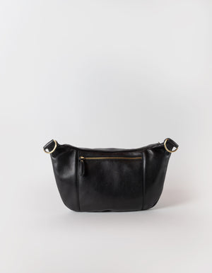 Drew Maxi Black Soft Grain Leather