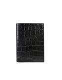 Notebook Cover Black Croco Classic Leathe