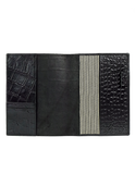 Notebook Cover Black Croco Classic Leathe