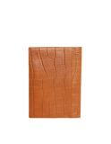 Notebook Cover Cognac Croco Classic Leather