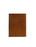 Notebook Cover Cognac Croco Classic Leather