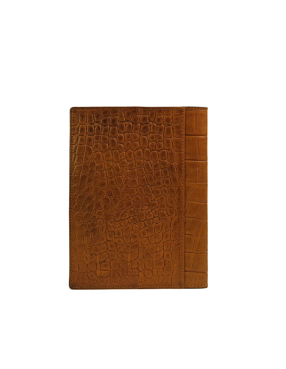 Notebook Cover Cognac Croco Classic Leather