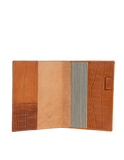 Notebook Cover Cognac Croco Classic Leather