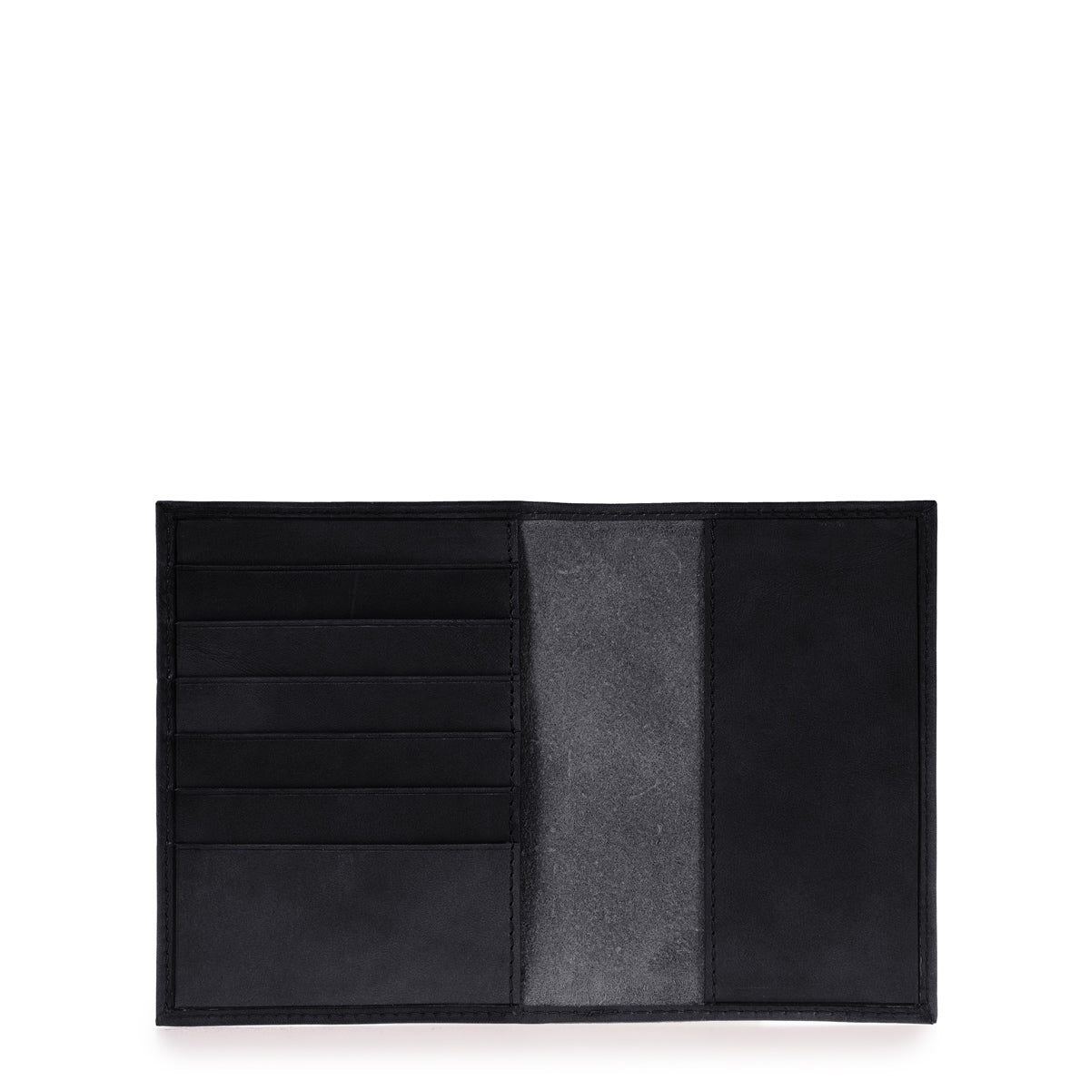 Passport Holder Black Classic Leather