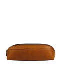 Pencil Case Small Cognac Croco Classic Leather