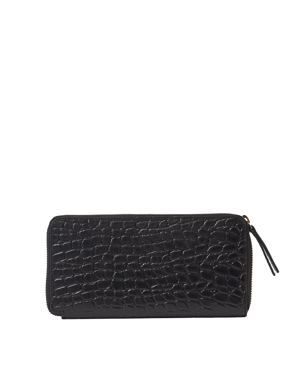 Sonny Long Wallet Black Croco Classic Leather