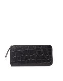 Sonny Long Wallet Black Croco Classic Leather