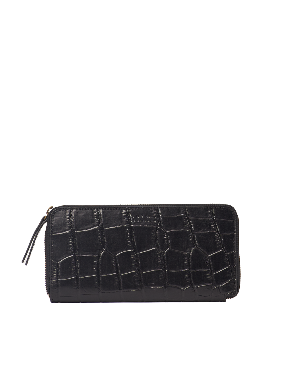 Sonny Long Wallet Black Croco Classic Leather