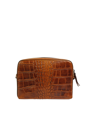Sue Cognac Croco Classic Leather